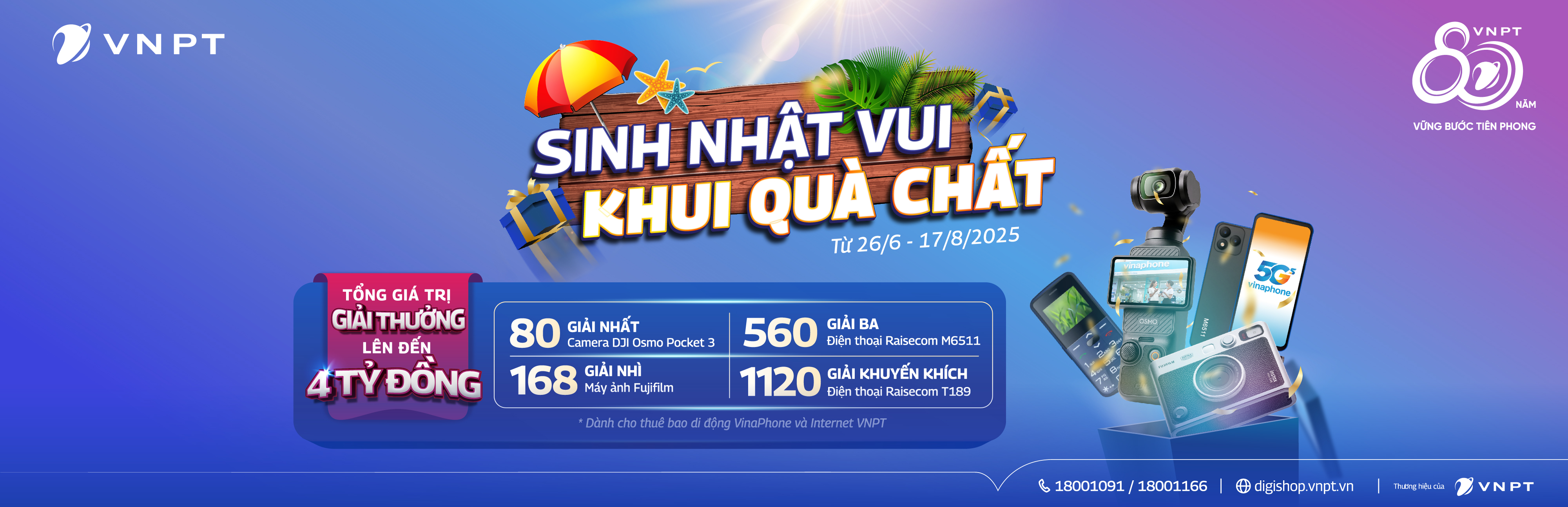 VNPT khuấy động hè với kho quà sinh nhật “hot trend” trị giá gần 4 tỷ đồng!