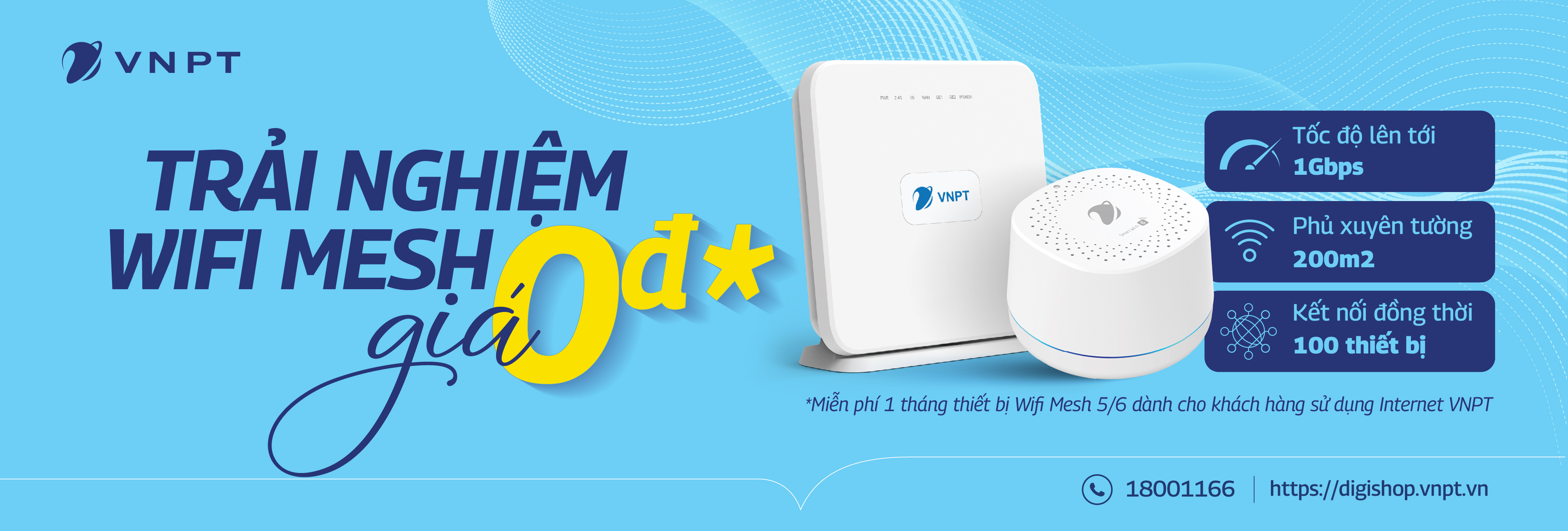 Trải nghiệm wifi Mesh